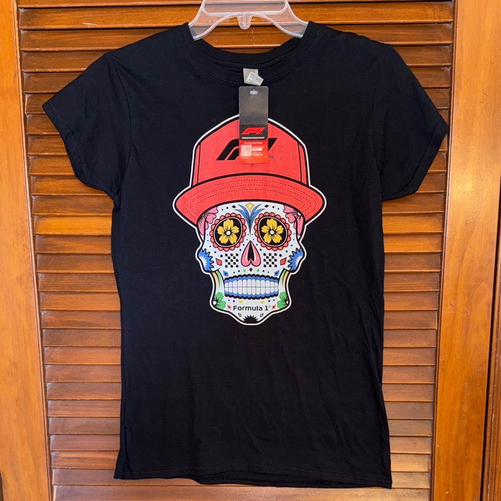 NEW FORMULA 1 Sugar Skull T-Shirt